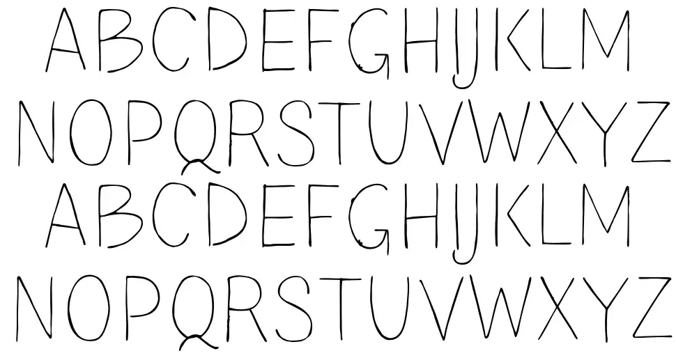 TT Blushesfont specimens
