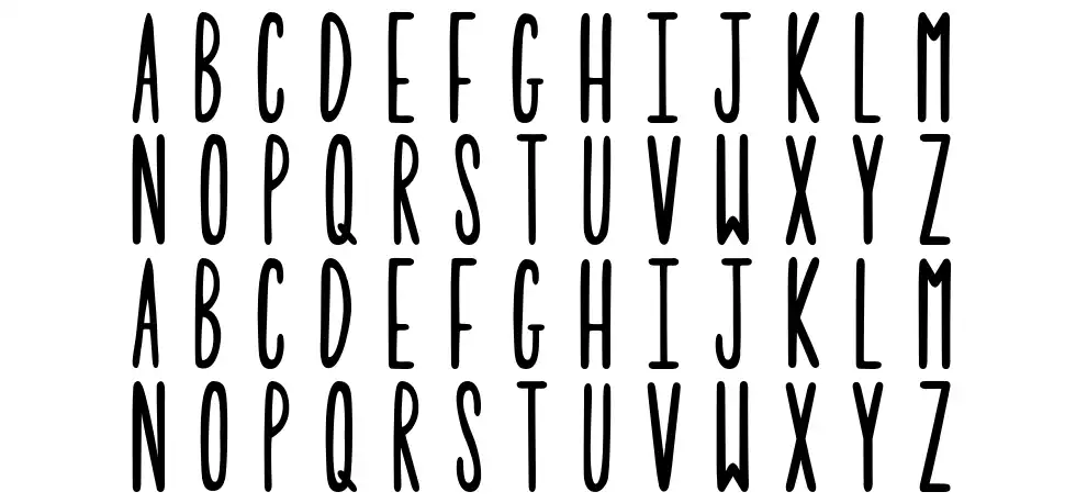 Tulipfont specimens