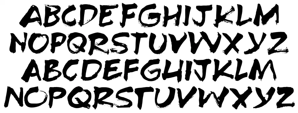 Ukiyo Mindfont specimens