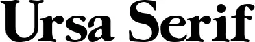 Ursa Serif