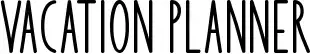 Vacation Planner