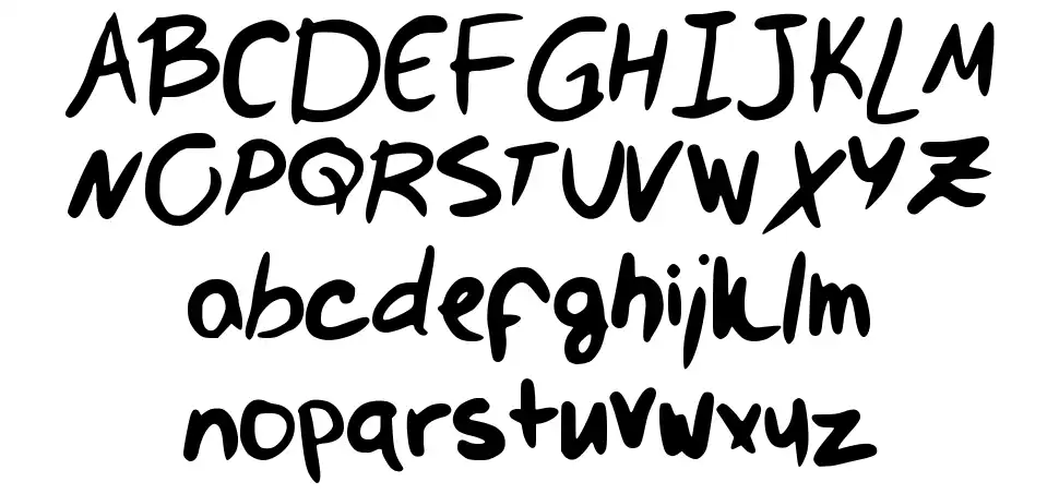Val's Handwriting is Pretty Messyfont specimens