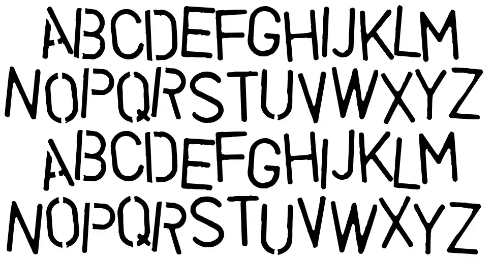 Vegetablefont specimens