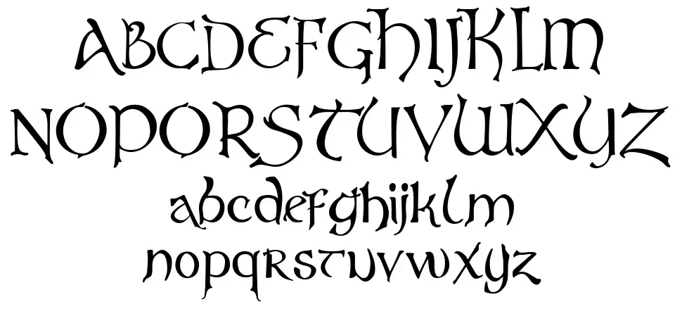 Virgo Displayfont specimens