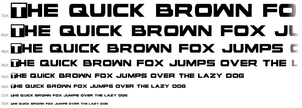 Voxboxfont waterfall