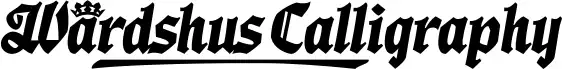 Wardshus Calligraphy