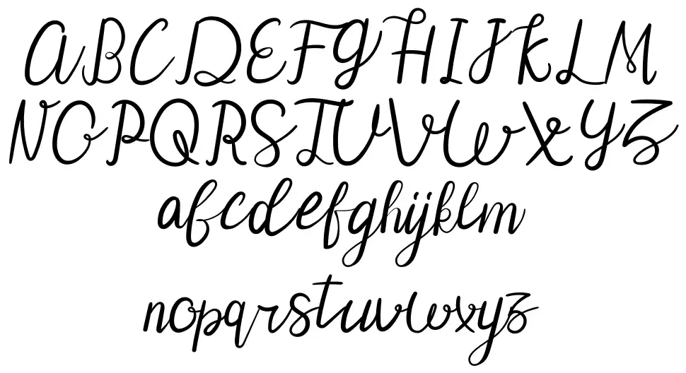 Warm Snowfont specimens
