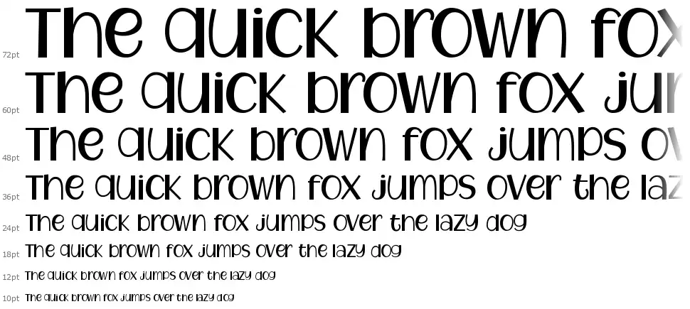 Watermelon Familyfont waterfall