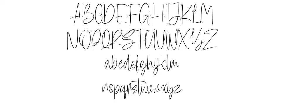 Wishstockfont specimens