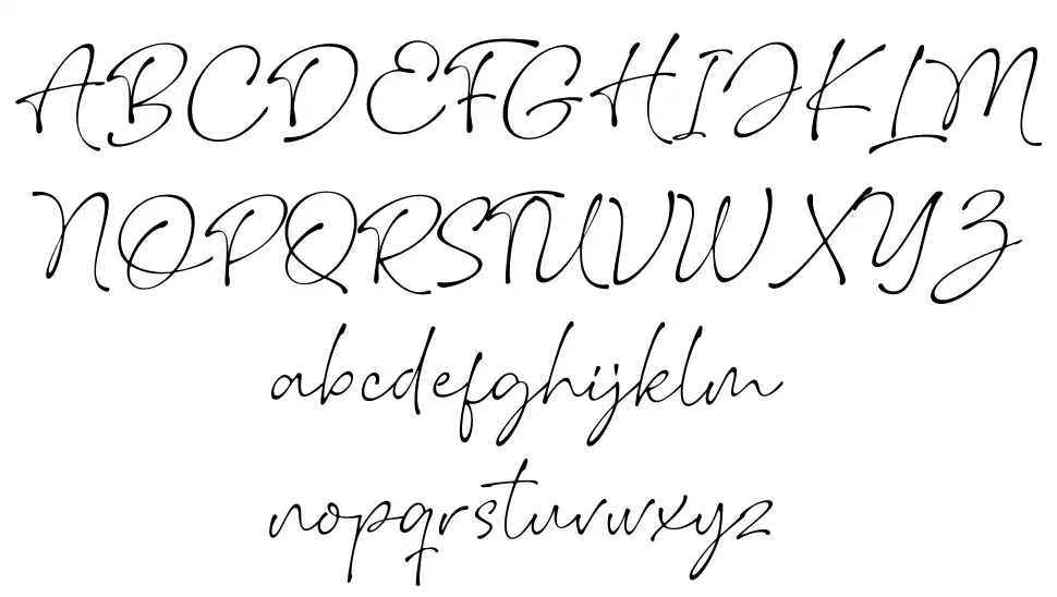 Wonderlinefont specimens