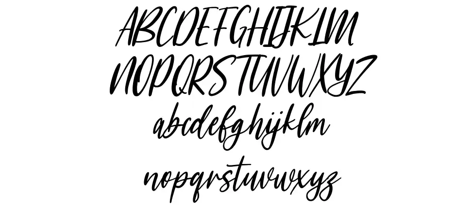 Woodstarkfont specimens