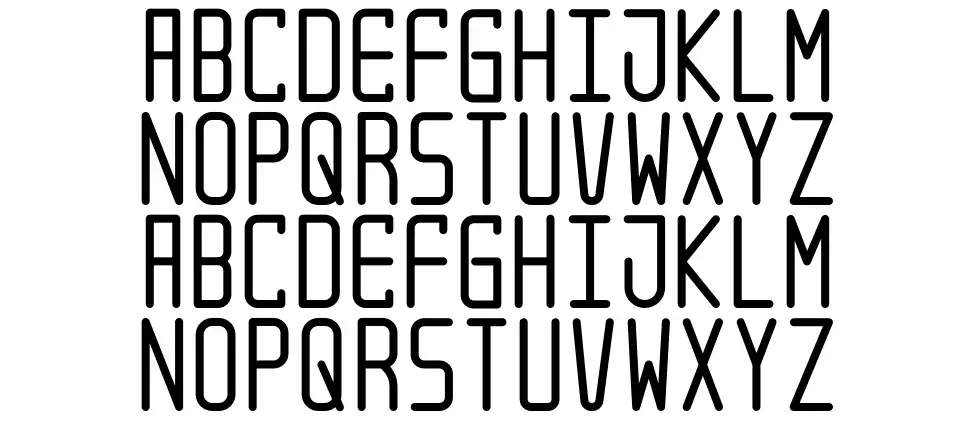 XForcefont specimens