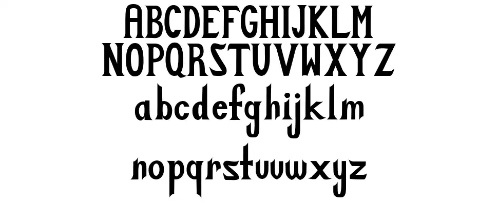 Zabdilusfont specimens