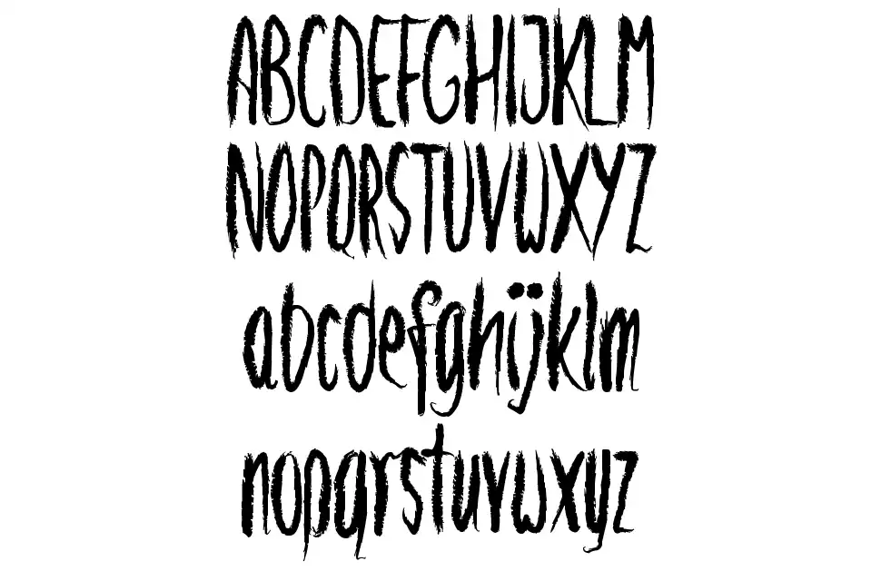 zai Brushy Freshyfont specimens