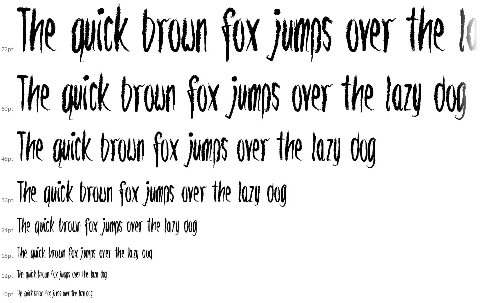 zai Brushy Freshyfont waterfall