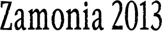 Zamonia 2013